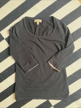 Burberry 3/4 sleeve top